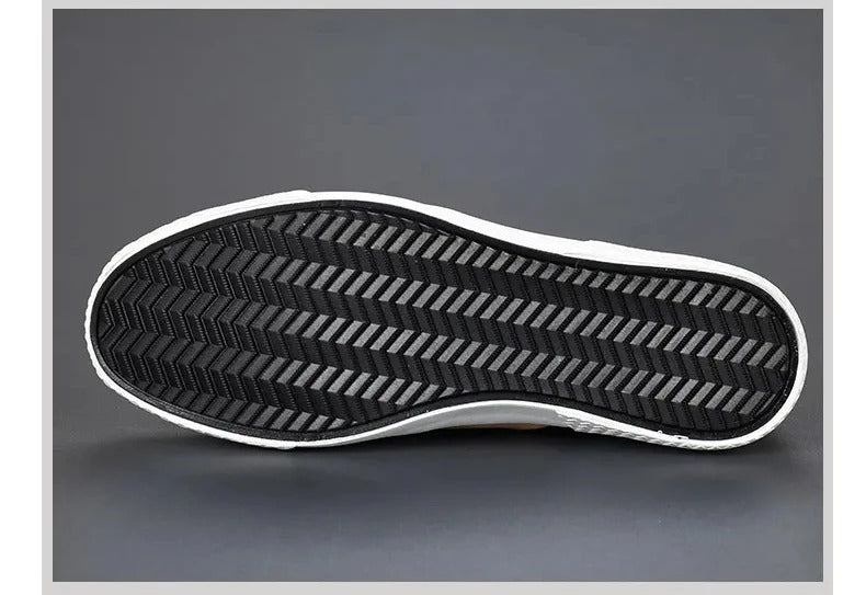 Men’s Slip-On Sneakers With Side Zipper And Multi-Panel Upper