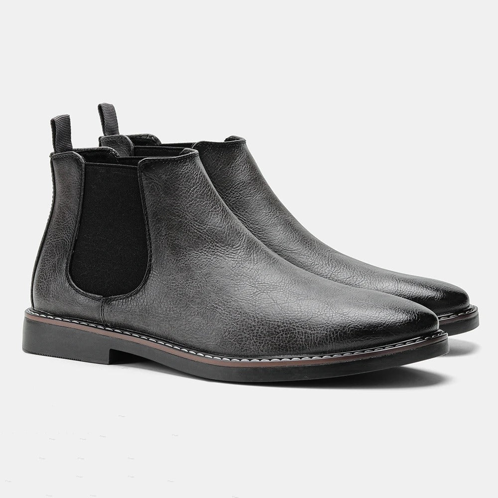 Men’s Waterproof Chelsea Boots with Elastic Side Panels